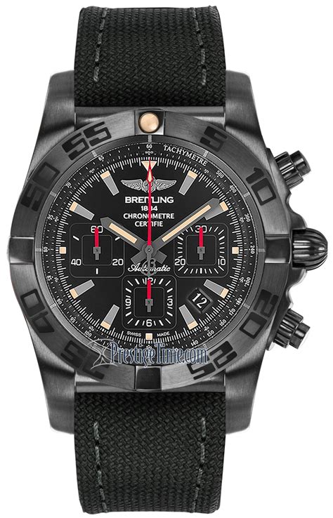 mb0111c3/be35/109w.m Breitling Chronomat 44 Blacksteel Mens 